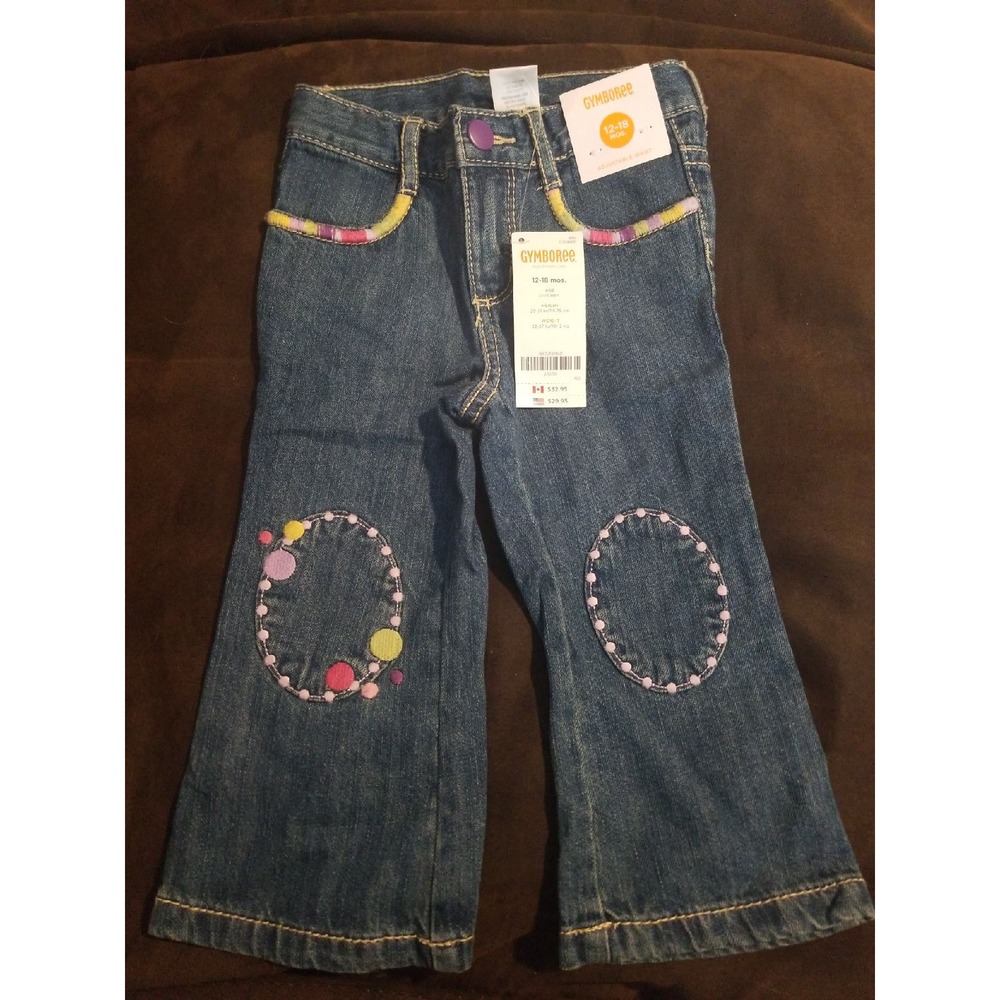 Gymboree mousing around‎ jeans 12 18 nwt